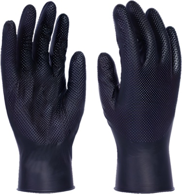 Guantes Nitrilo Negro Unigrip T7 50 Uds